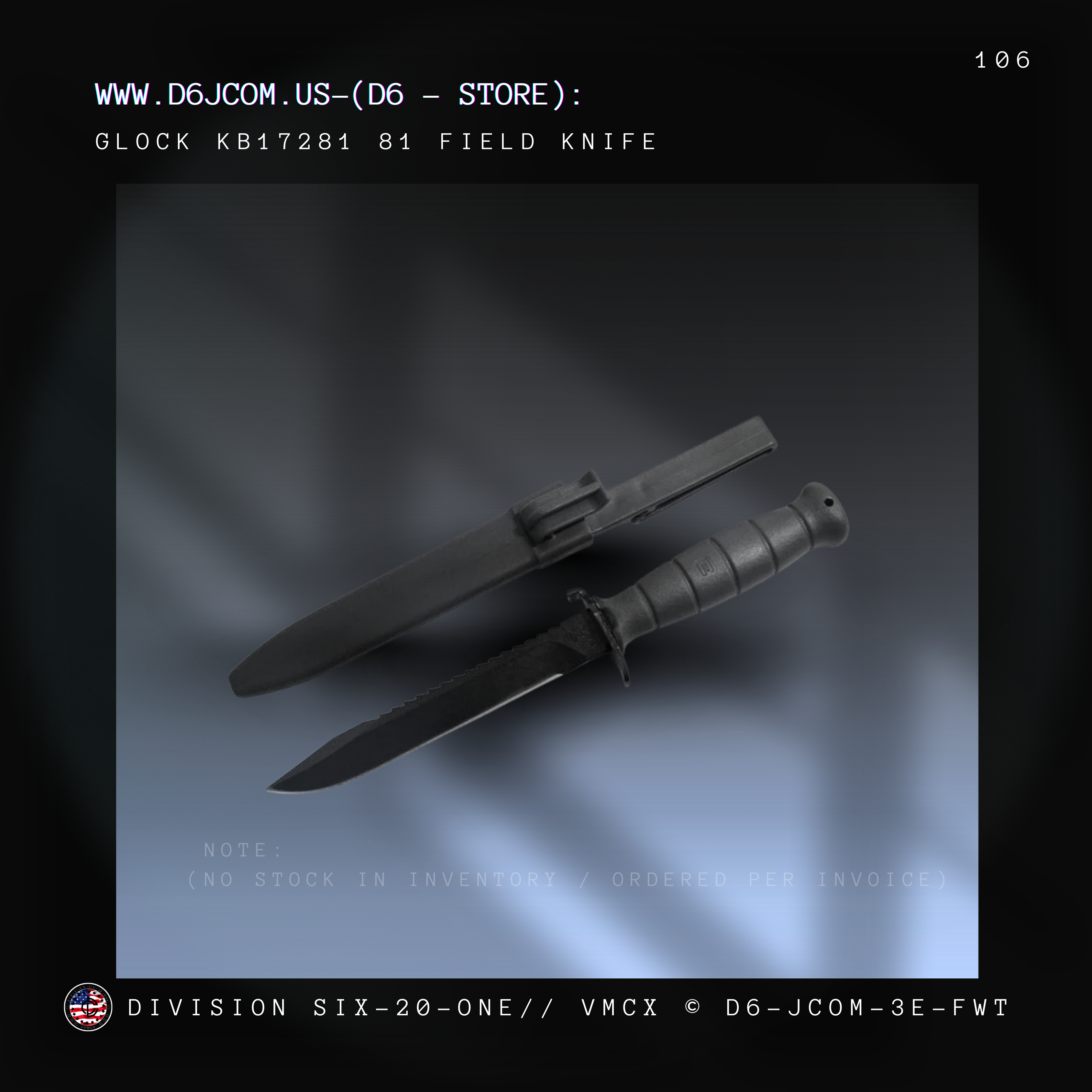 Glock Field Knife - (Black)