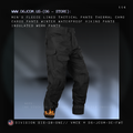 Fleece Lined Tactical Uniform pants (Black)