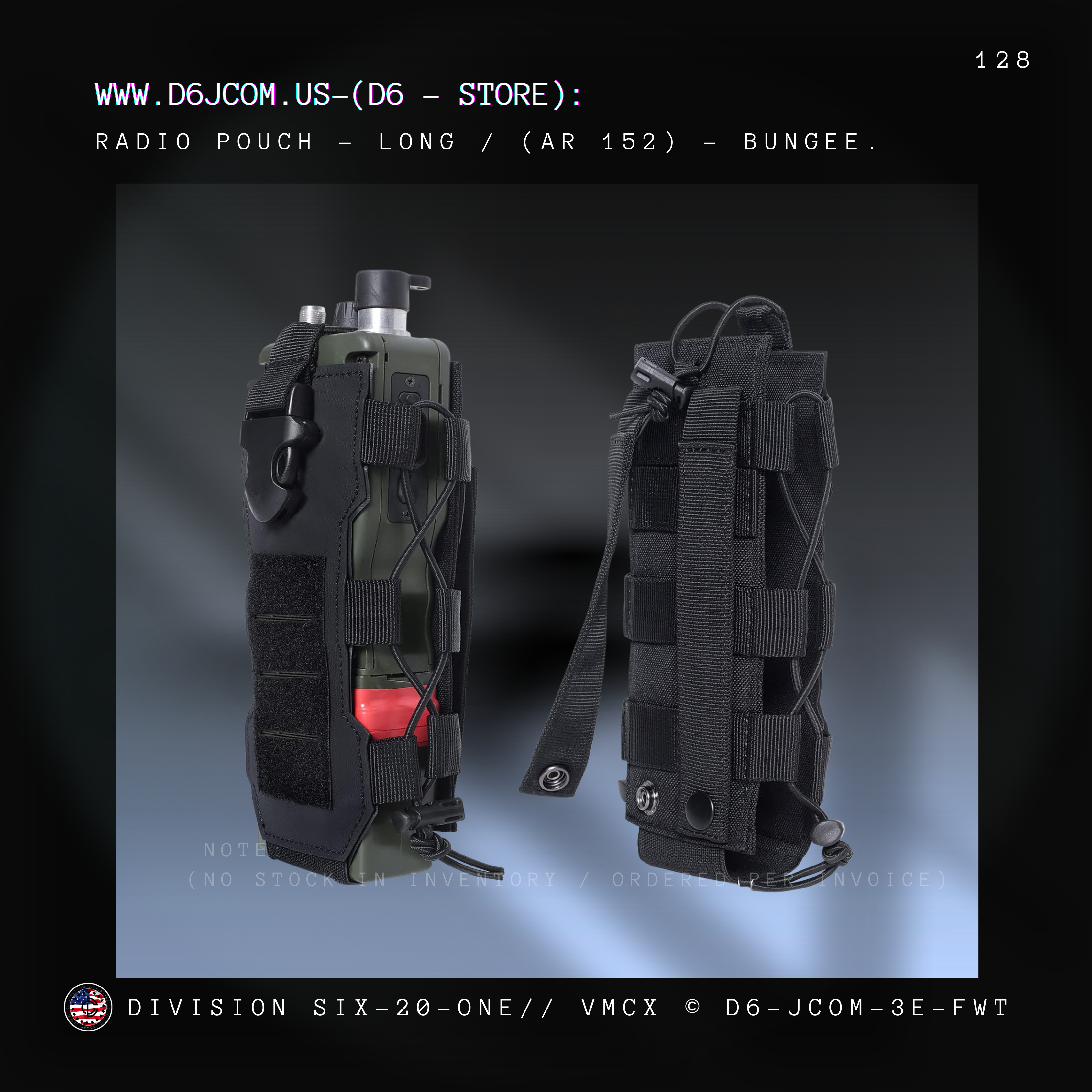 MOLLE Bungie - Radio Pouch (Large)