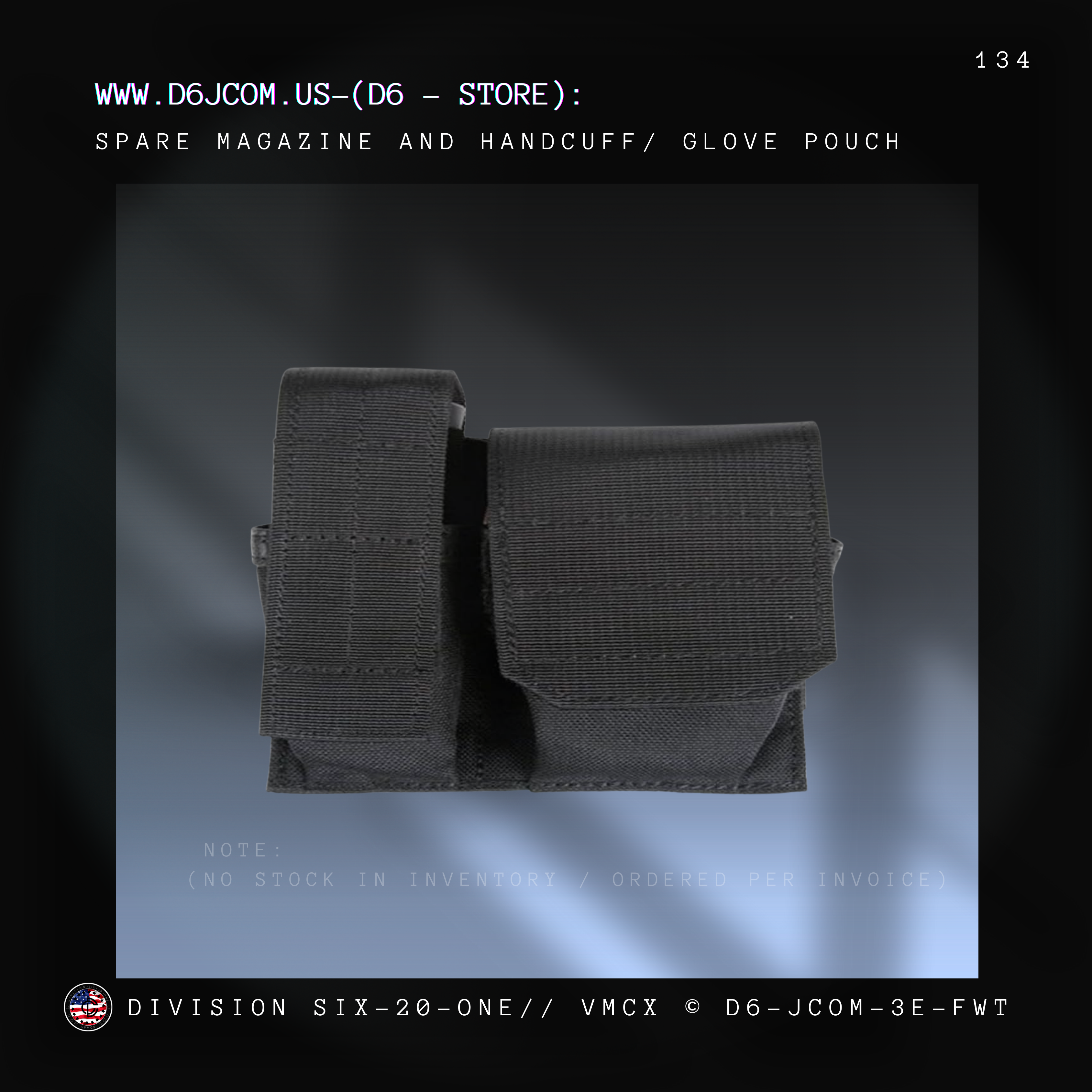 Economy pistol mag / cuff pouch / belt MOLLE