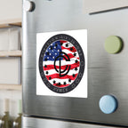 American Flag Logo Kiss-Cut Vinyl Sticker — Division Six 20 One Emblem