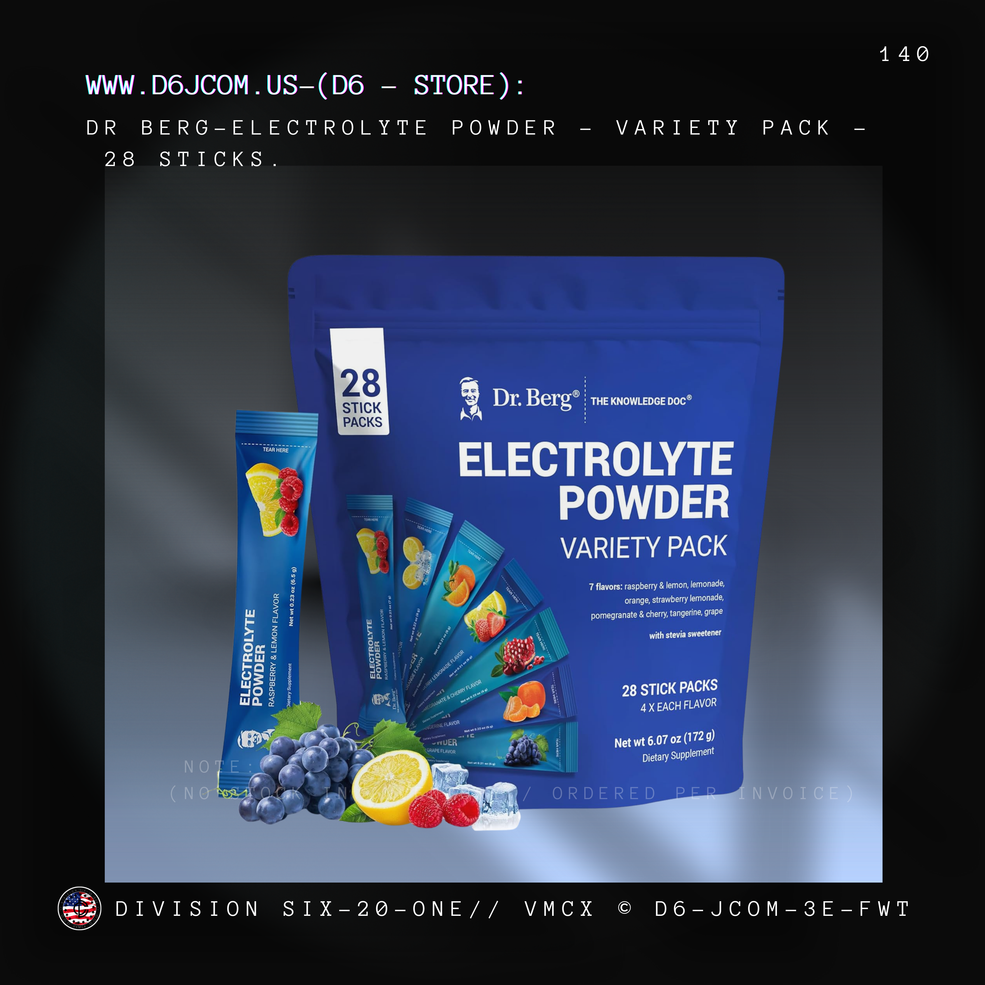 Dr Berg electrolytes powder