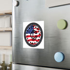 American Flag Logo Kiss-Cut Vinyl Sticker — Division Six 20 One Emblem