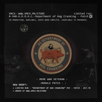 #:348 - U.D.O.H.C. -Department of Hog Cranking - Patch (Morale Patch)