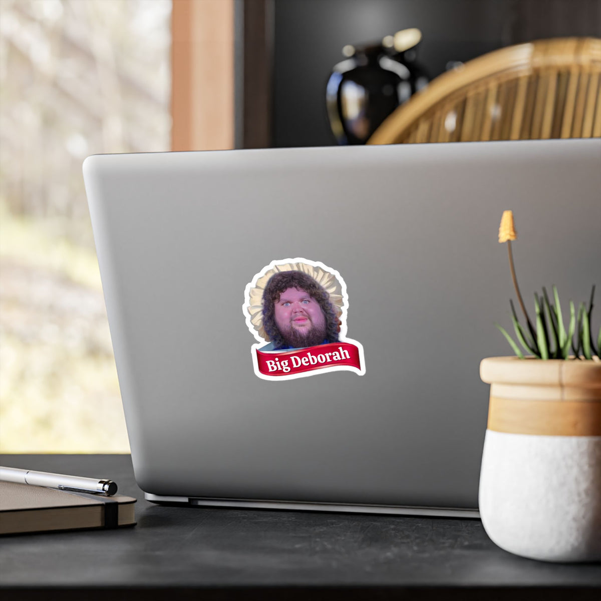 Kiss-Cut Vinyl Decal — "Please and thank you"