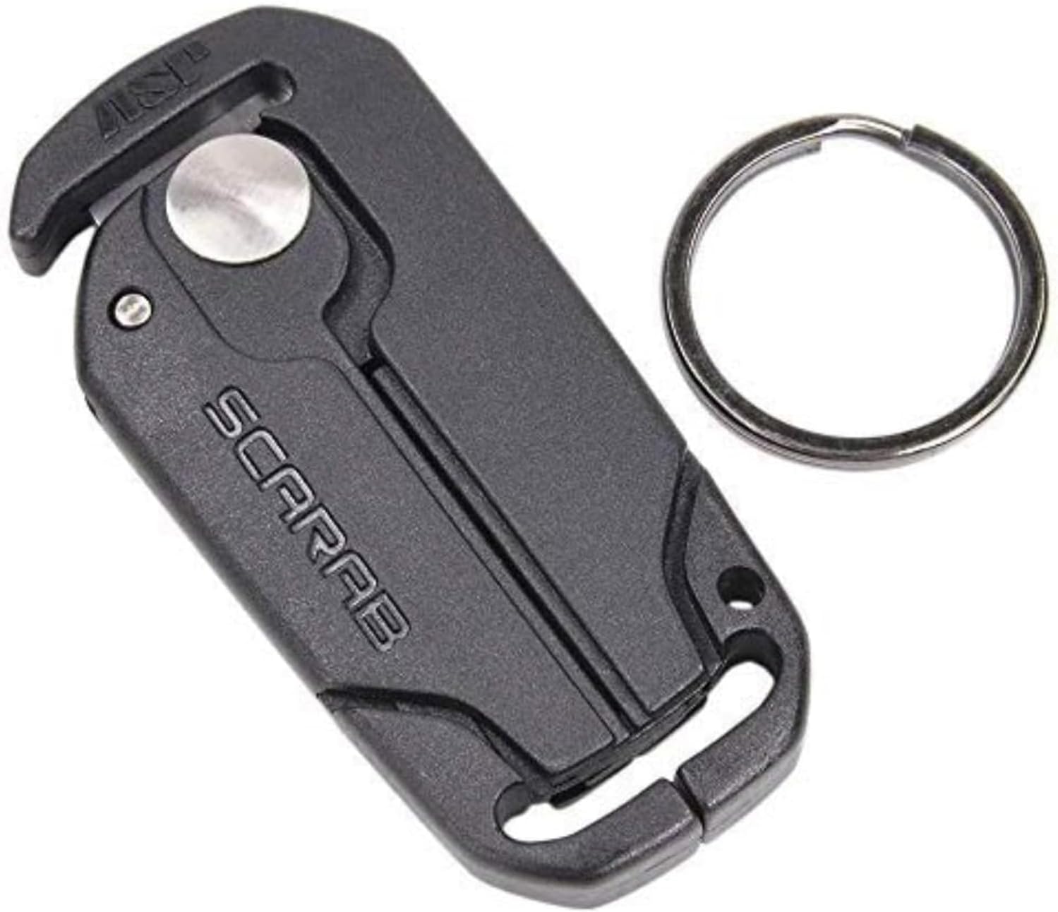 ASP Scarab Cutter for Tri-Fold Restraints, Clippers for Safe Removal of Disposable Cuffs, Compact Safety Blade for Removing Bands and Medical Bracelets