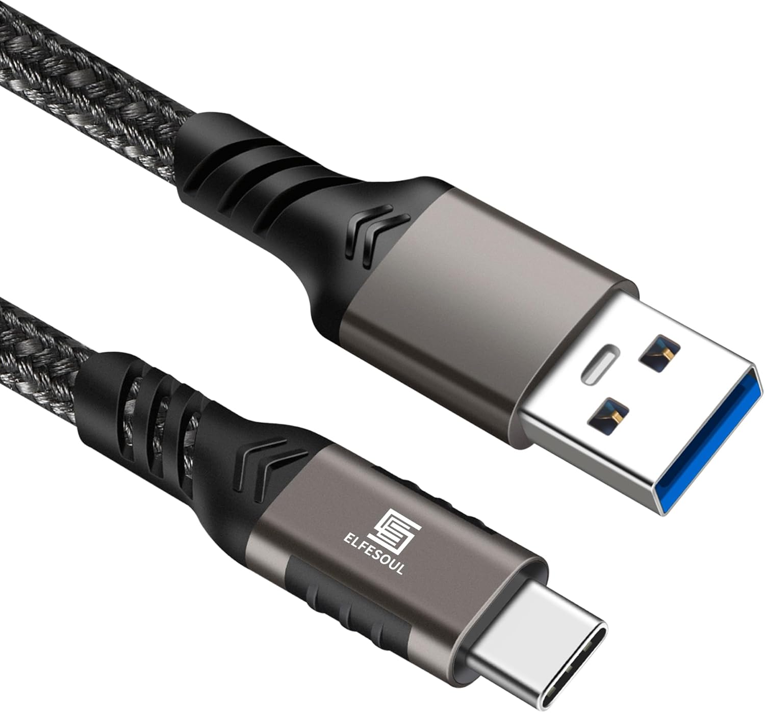 USB C Cable 5ft, USB-A to USB-C Cable 10Gbps,USB 3.2 Cord, 60W Fast Charging Cable, 10 Gbps Data Transfer, Android Auto USB Cord