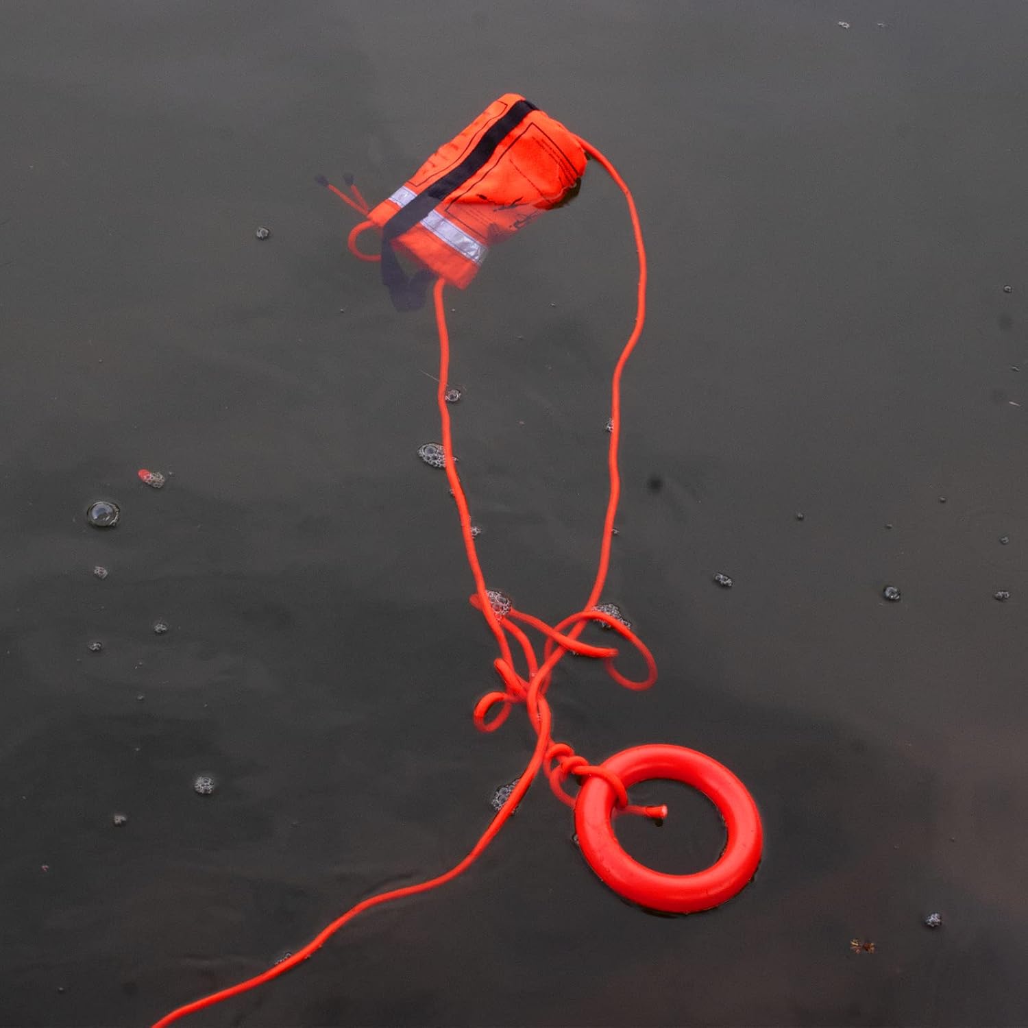 NTR Water Rescue Throw Bag with 50/70/98 Feet of Rope in 3/10 Inch Tensile Strength Rated to 1844lbs, Throwable Device for Kayaking and Rafting, Safety Equipment for Raft and Boat