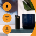 BIC Maxi Pocket Lighters, Reliable 8-Pack, All-Black