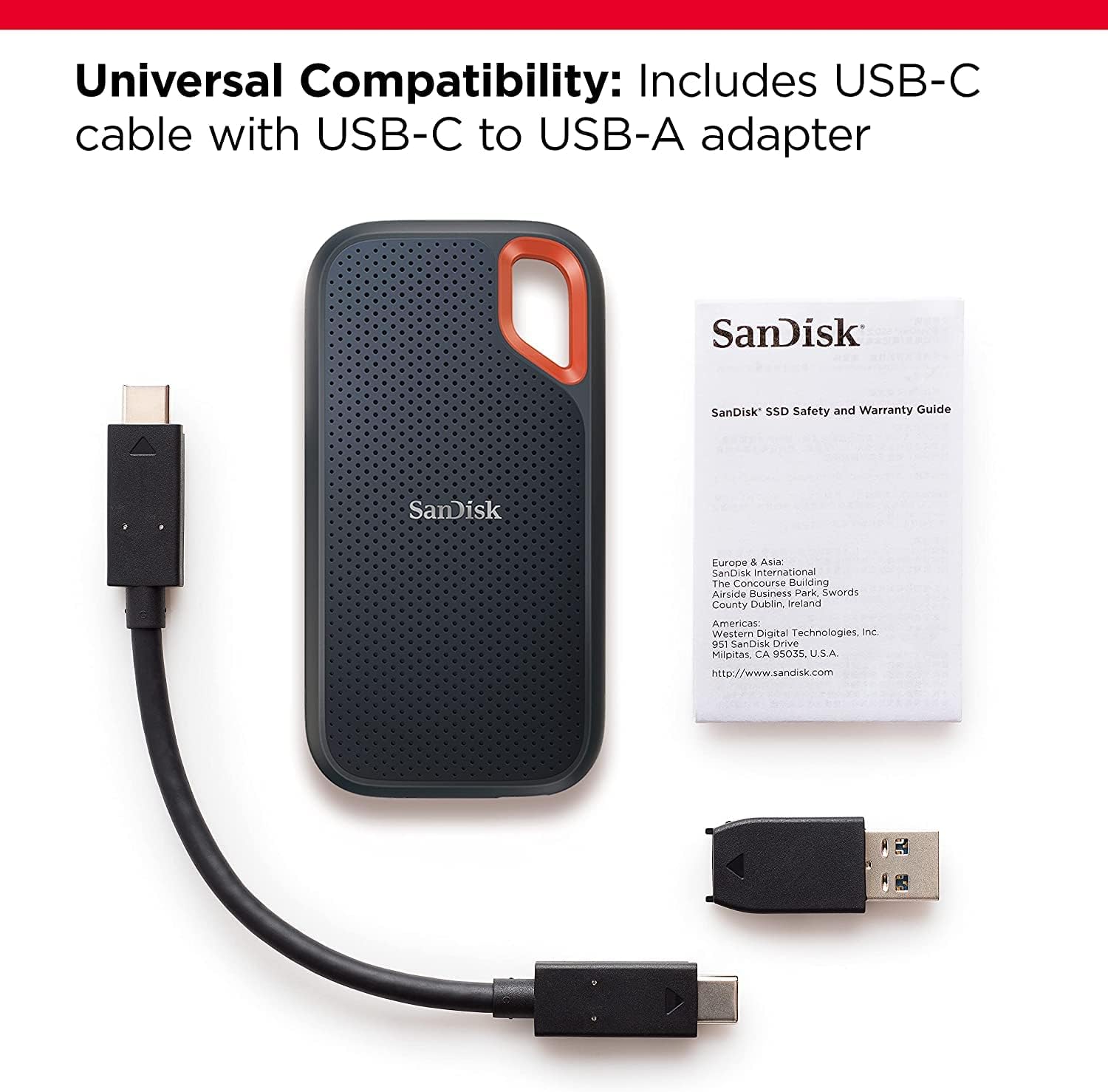 SANDISK 2TB Extreme Portable SSD (Old Model)