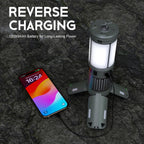Telescopic Camping Lights with Stand, 40H Playtime, Magnetic Base | 12000mAh Portable Flashlight, RGB Ambient Lighting, Collapsible IPX5 Waterproof for Camping, Hiking and Emergency Use