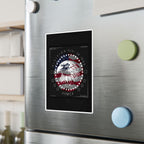 American Eagle Flag Vinyl Decal — Patriotic Kiss-Cut Sticker (1776)