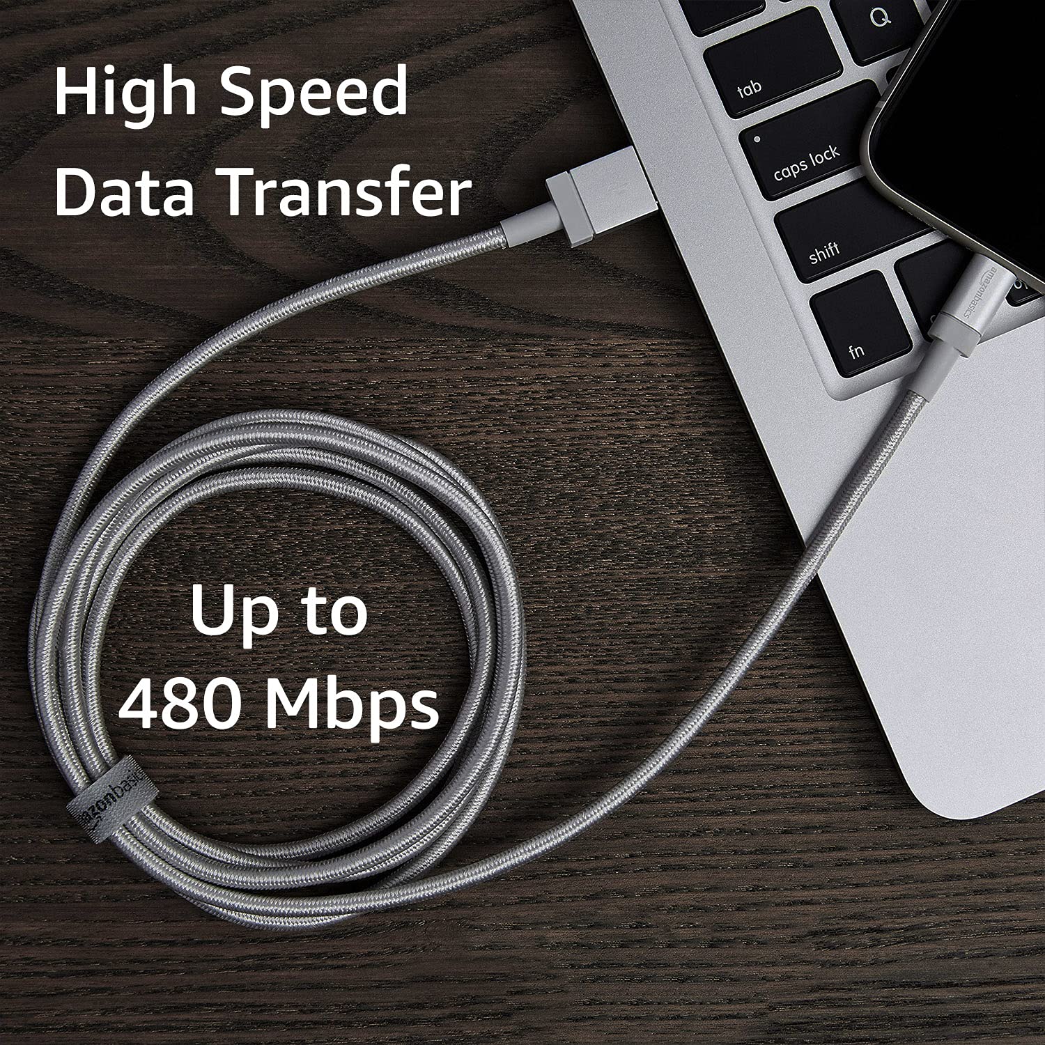 USB-A to Lightning Charger Cable, Apple MFi Certified for iPhone