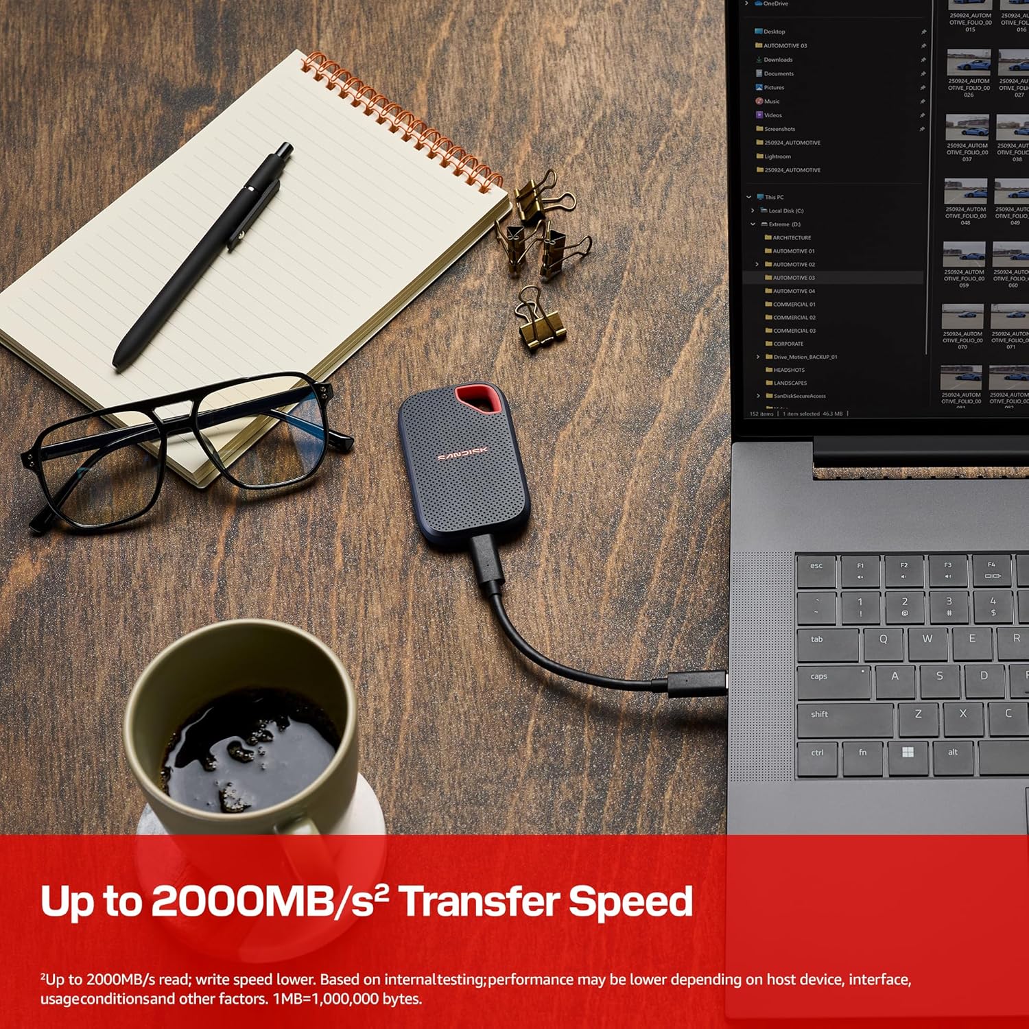 SANDISK 1TB Extreme Portable SSD (New Model)