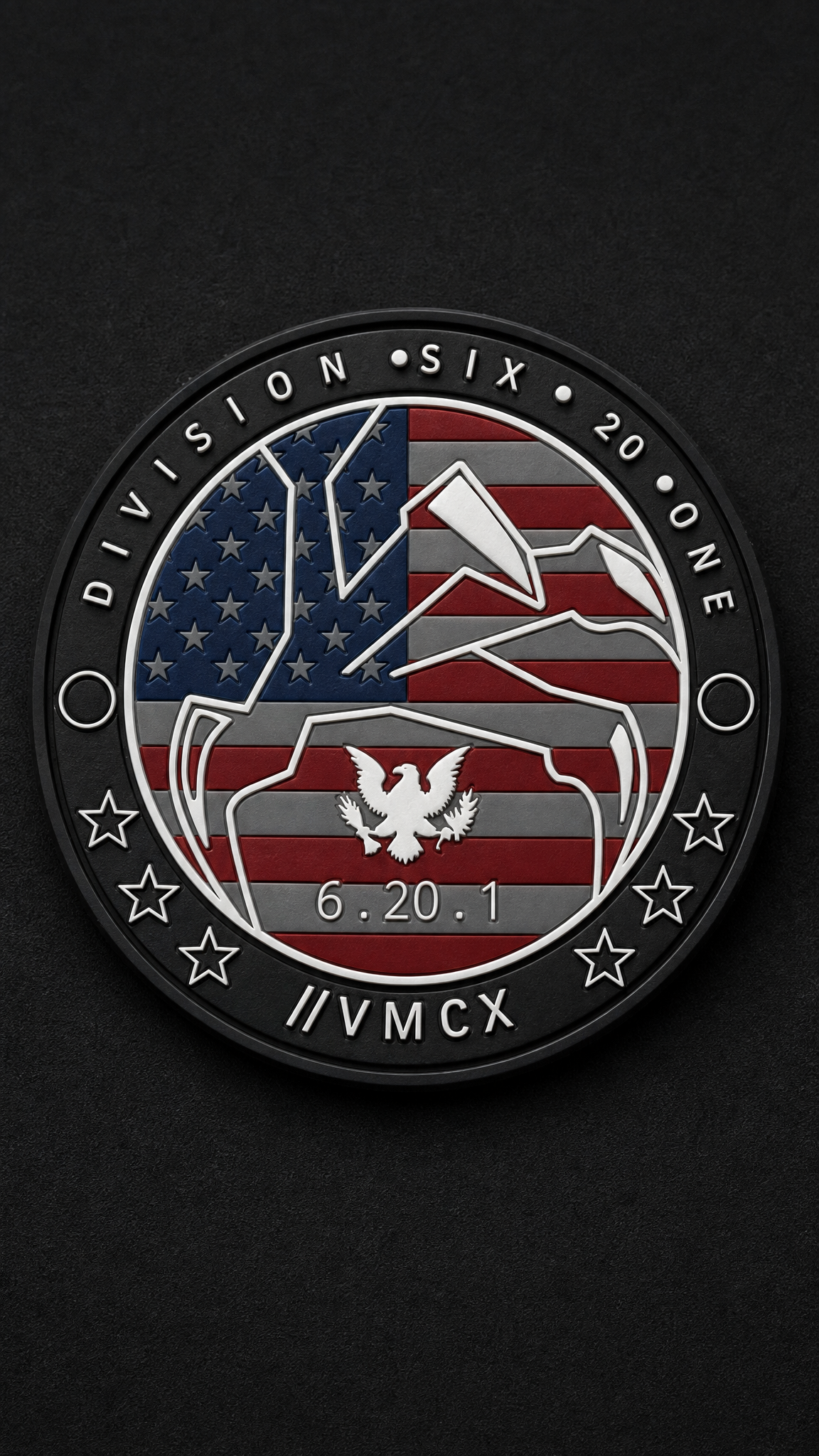 D6 - JCOM - DIV.621 - D6JCOM - MKIII - Eagle Full color Legacy Patch