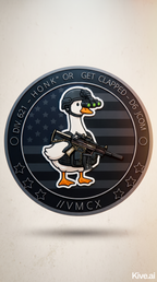 #:351 - SILLY GOOSE - Patch (Morale Patch)