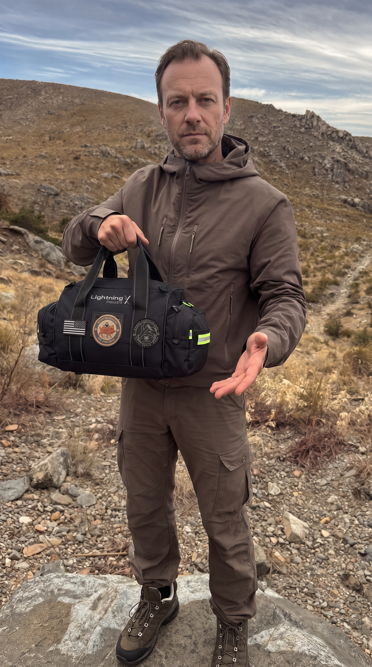 Premium - Trauma Medical Bag - (With supplies and Custom Name embroidery)